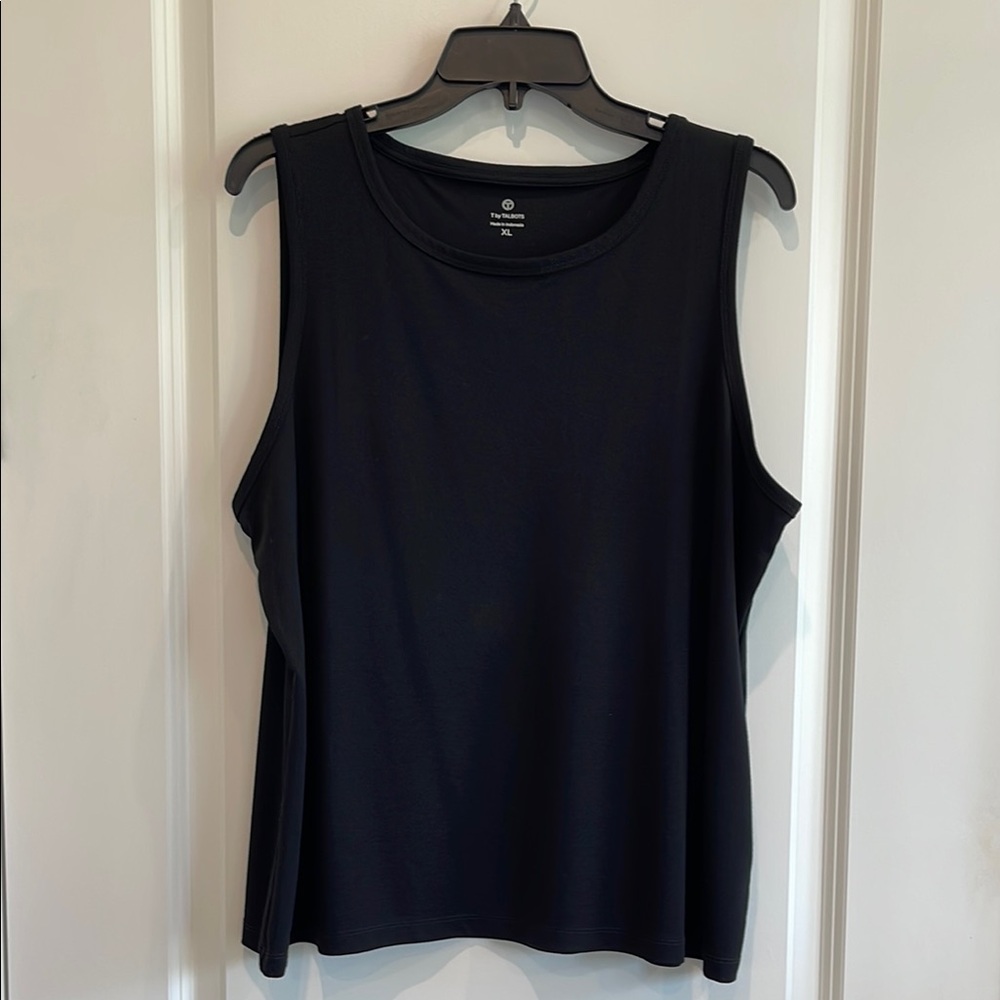 Talbots Black Boxy Tank Top